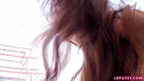 Beautiful shemale Gisele gets some bareback action after her surgery