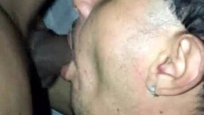 Big black cock fills throat in hardcore interracial action