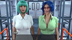 Beautiful Indian woman in erotic 3D game