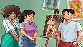 Summertime Saga erotic picture for headmistress E4-71