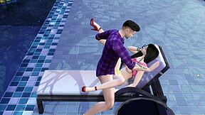 3D animated porn with The Sims 4 characters