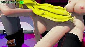 Futa fuck night at the bar in the animated series Rwby