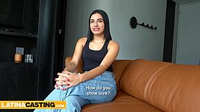 Latina beauty takes it hard and deep in all holes