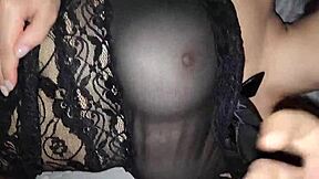Waking up sleeping taboo mother to jerk off and cum