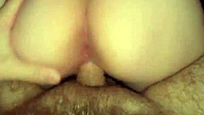 Stepbro fucked and jizzed on close up homemade video