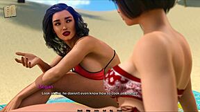 Walkthrough of the adult game Shut up and Dance 40 with a shaved brunette