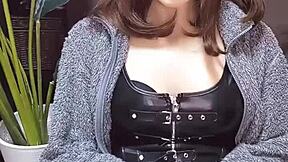Beautiful crossdresser gets her ass fucked by a big cock