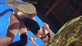 3D hentai game with hardcore Japanese action and creampies