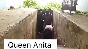 Gay sex in underground location with an African and an Indian