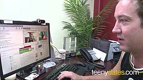 Skinny teen loves getting her wet pussy fucked hard