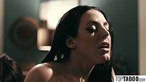 Young and mature lesbians sucking each other’s breasts with subtitles