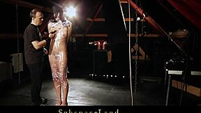 Hardcore BDSM action with big tits teen and vibrator