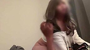 Married man shares video of wife with big breast and curvaceous body getting creampied in Thai