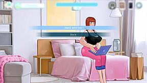 Beautiful MILF gives a great blowjob in this anime porn video