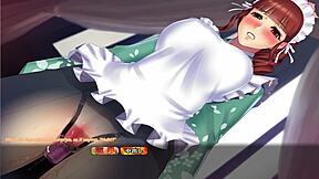 Hentai video of Hozuki in the role of a maid