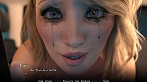 Beautiful anime game with big nipples and black pussy closeup