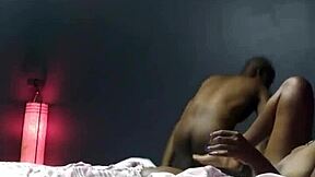 African American MILF stripping naked and exposing her big breast and juicy pussy