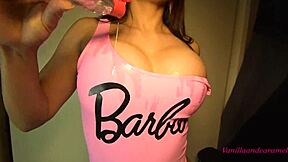 Huge Tits Latina Bimbo’s Creamy Pussy Wrecked in Garage