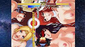 Japanese game with animated hentai featuring big black cock