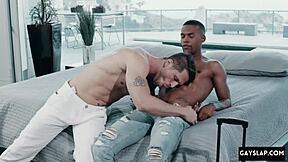 big black cock stretches tight ass in rough first time