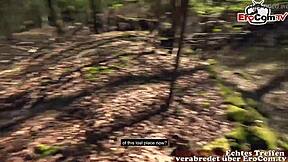 German MILF hitchhiker gets picked up for some wild fun