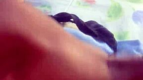 Cumshot with fingers in the pussy of a porn star