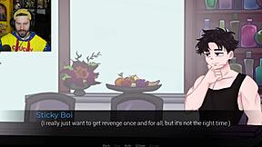 Beautiful anime pussy and big tits in a game called Lustful Vengeance