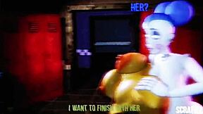 The animated porn movie of the animatronic character Ballora from Five Nights at Freddy's