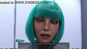 Hentai space adventure with a special sex scene
