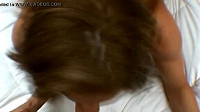 Beautiful woman gives blow job with great skill