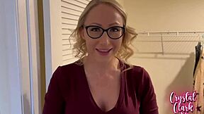 Stepmother dominates and gets double stuffed on Thanksgiving