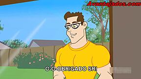 Cartoon porn: Gay comic book-style sex scenes