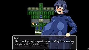 Tight space suits enhance Todoroki's curves in hentai game