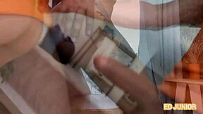 Big cocked hunk gets ass to mouth fucking