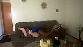 Amateur girl dominates while giving big black cock blowjob