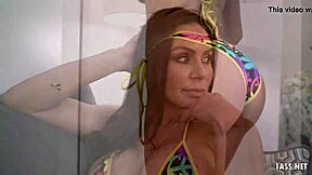 Hot milf Kendra Lust rides young cock in various positions