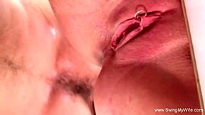 Married woman tries out open marriage with a threesome with a stranger and a cuckold husband