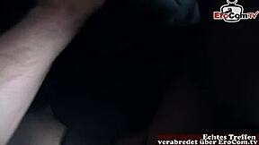 Hot milf in nylons gets anal sex, german POV sex tape