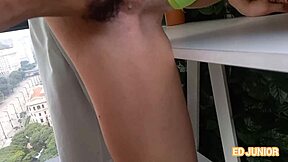 Big cocked hunk gets ass to mouth fucking