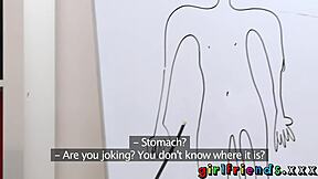Lesbians learn how to pleasure each other intimately