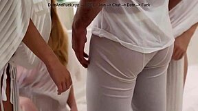 Young and straight or gay sex with a group of four