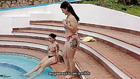 Big tits and ass amateurs get wild at party