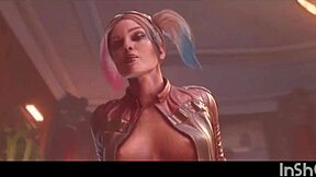 Beautiful 3D animated compilation with Harley Quinn and other hot characters