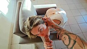 Cum in mouth, found my stepsister with her dildo, wanna see?