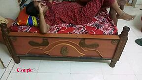 Skinny Indian housewife gets a rough anal fuck