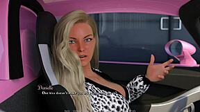 Two hot girls work together at the office