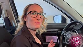 Beautiful blonde stepmother buys me school clothes and gives me a deep blow job
