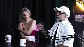 Aline Fischborn and Flávio Paiva Discuss Quick Climaxes in Sheer Red Lingerie