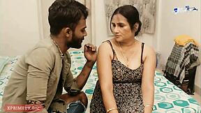 Hot Indian house wife having rough sex with a strange man