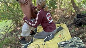 This Spanish amateur couple’s sexual desires are aroused by the mountain